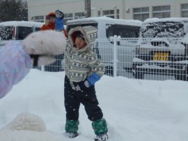 雪中運動会
