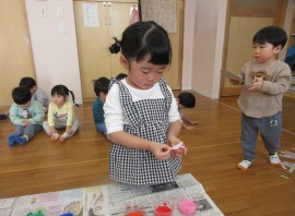 今日のみかん組の様子🍊