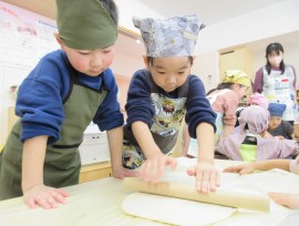 今日のめろん組・クッキングの様子🍈