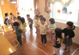 今日のもも組の様子🍑