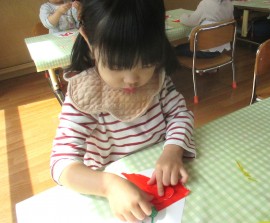 今日のみかん組の様子🍊