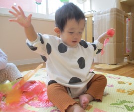 今日のいちご組の様子🍓