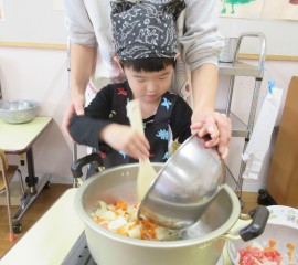 ぶどう組クッキング