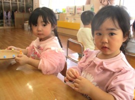 今日のみかん組の様子🍊