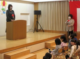 令和７年度　入園式